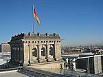 Blick vom Reichstag über Berlin