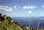 Blick von den Hängen des Pico nach Sao Jorge